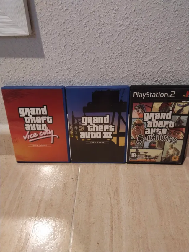 Lote Grand Theft Auto PS2 (3 juegos)