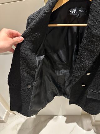 Chaqueta Zara Mujer Negra