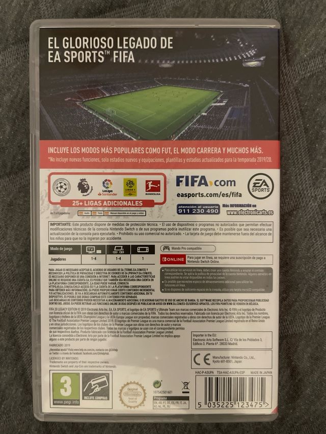 FIFA 20 Legacy Edition Nintendo Switch