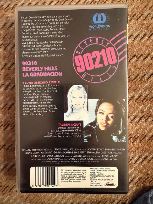 Cinta VHS 90210 La Graduación
