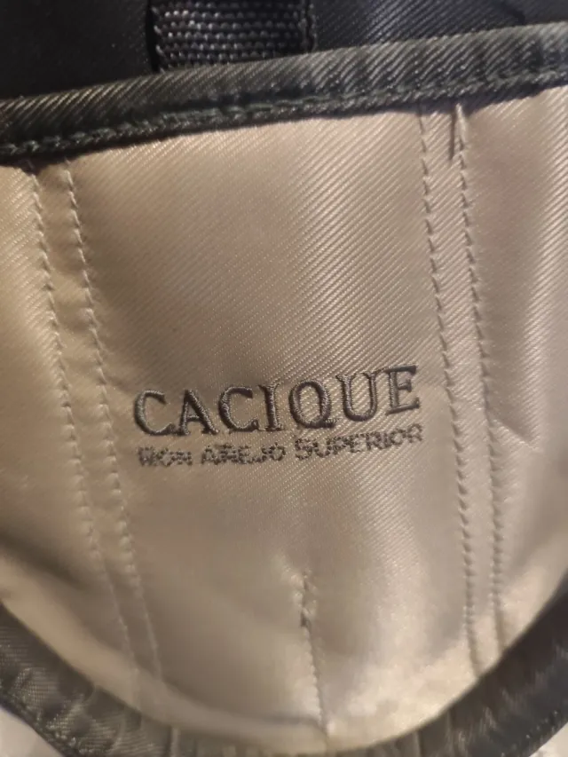 Bolsa de viaje Cacique beige y marrón