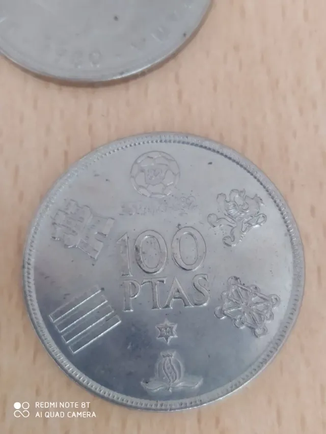 Moneda 100 Pesetas España 1980 Mundial 82
