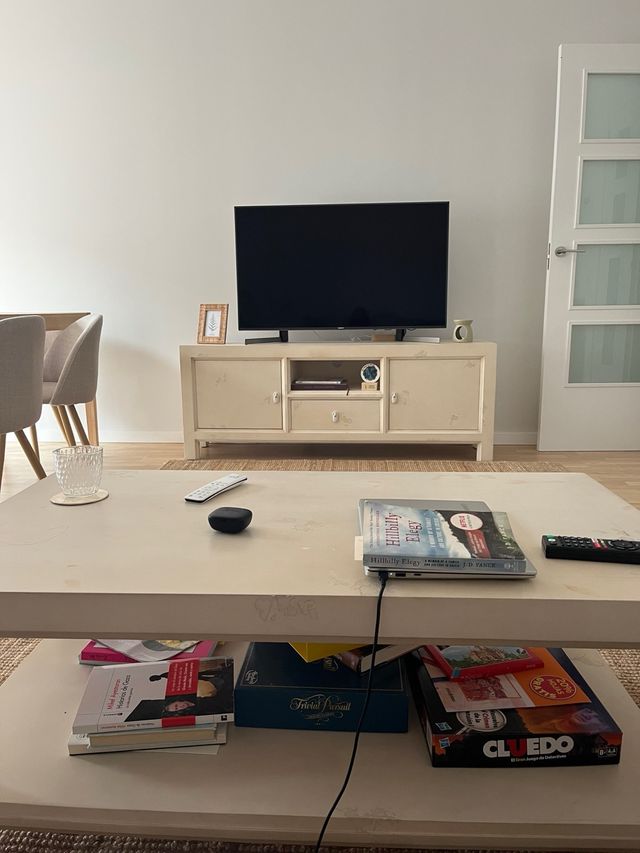 Mueble TV y Mesa Centro Madera