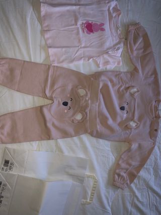 Set abbigliamento neonato United Colors of Benetton rosa