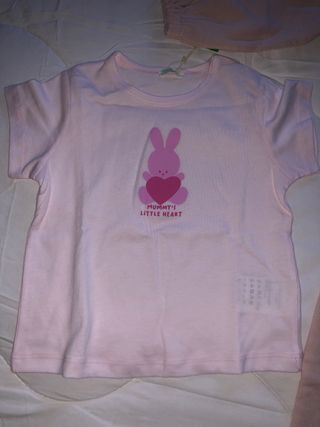 Set abbigliamento neonato United Colors of Benetton rosa