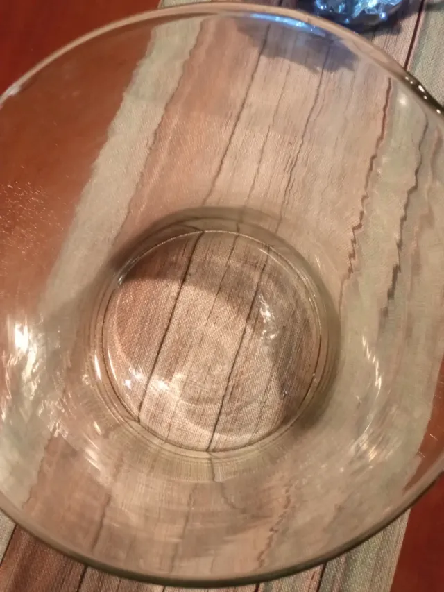 Jarrón de cristal cilíndrico