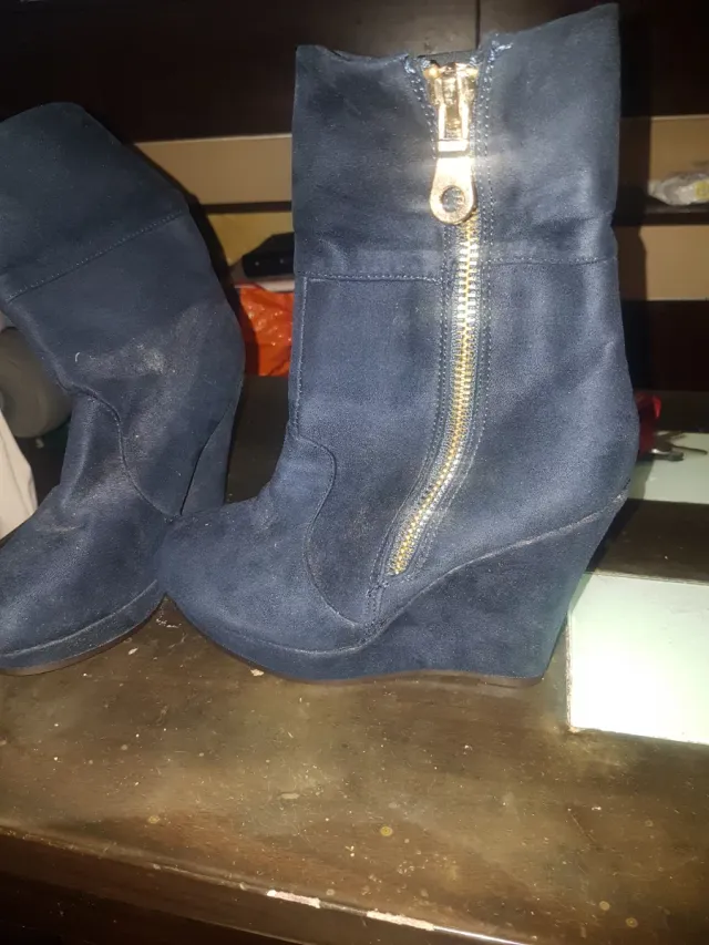 Botines azules Talla 37