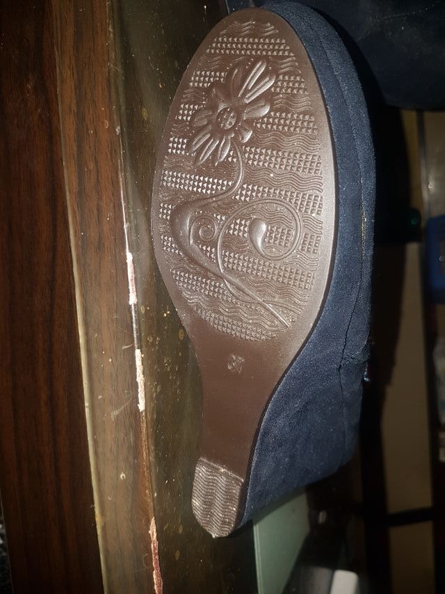 Botines azules Talla 37