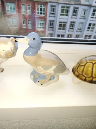 Figuras de porcelana de animales