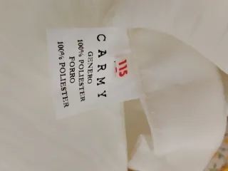 Vestido de comunión beige niña talla 8 +o-9 años