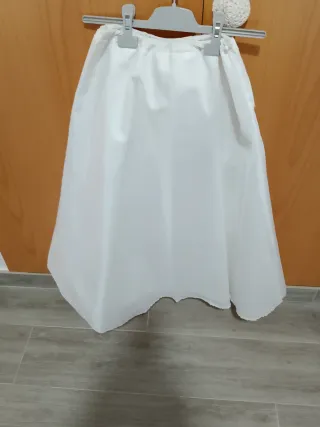 Vestido de comunión beige niña talla 8 +o-9 años
