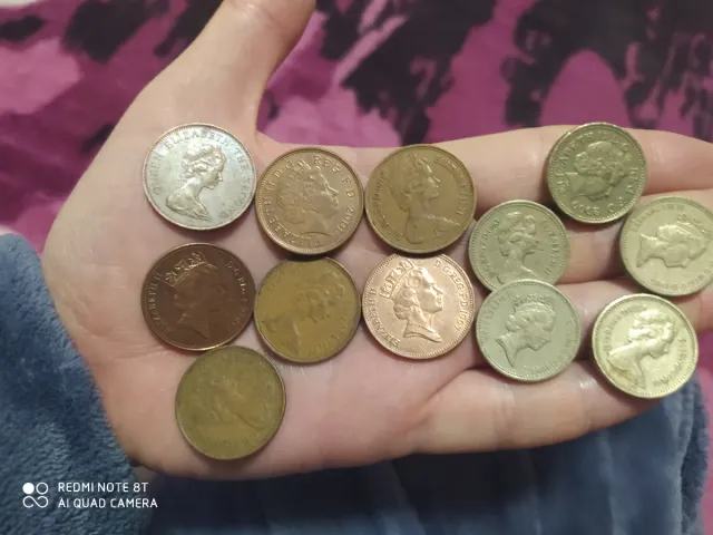 Lote monedas Isabel II varias fechas