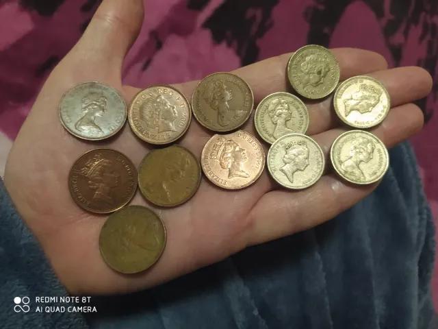 Lote monedas Isabel II varias fechas