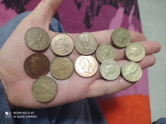 Lote monedas Isabel II varias fechas