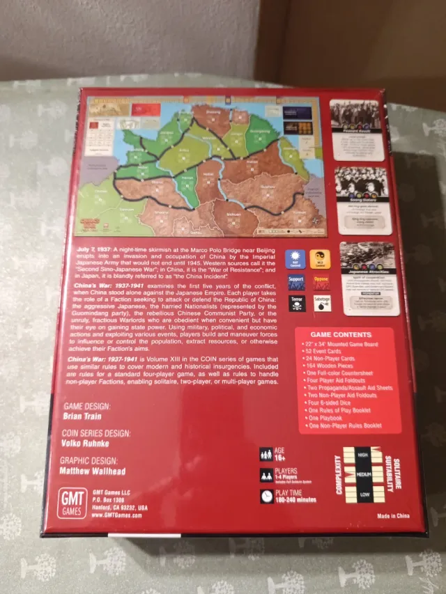 China's War GMT Games COIN Volume XIII