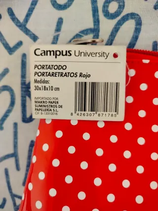 Neceser/Estuche Campus University Gatos