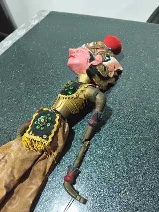 Marioneta Tailandesa Antigua de Madera