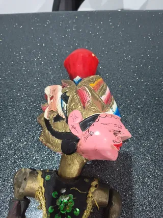 Marioneta Tailandesa Antigua de Madera