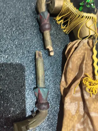 Marioneta Tailandesa Antigua de Madera