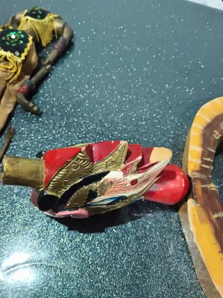 Marioneta Tailandesa Antigua de Madera