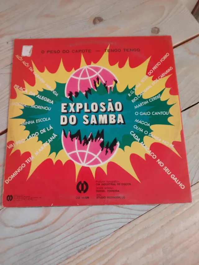 Vinile Samba Brasiliano Explosão do Samba