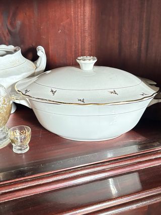 varie Zuppiera/Teiera in Porcellana con Coperchio