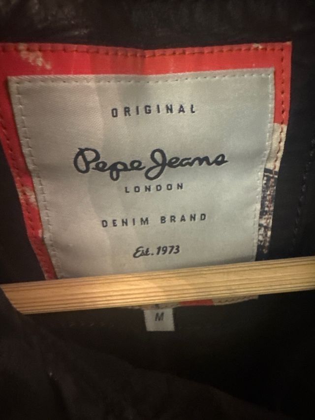 Chaqueta motera Pepe Jeans negra