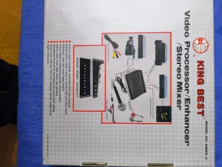 KING BEST Procesador Video/Mejorador Estéreo