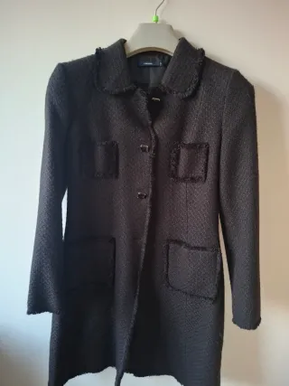 Abrigo Cornelia Negro Talla M