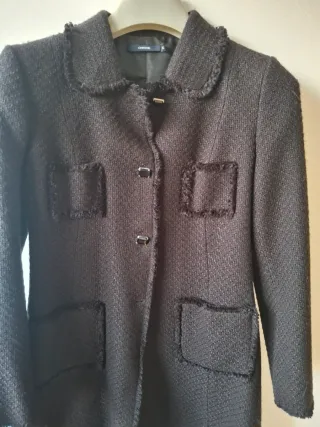 Abrigo Cornelia Negro Talla M