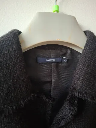 Abrigo Cornelia Negro Talla M