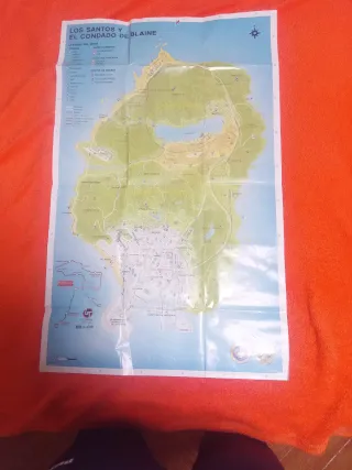 Mapa Los Santos y Condado Blaine