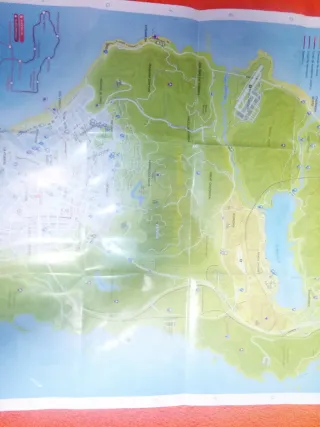 Mapa Los Santos y Condado Blaine