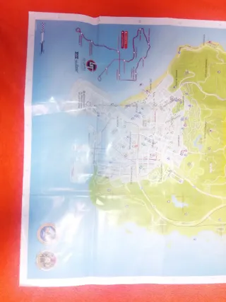 Mapa Los Santos y Condado Blaine
