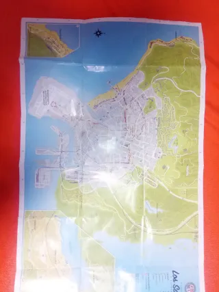 Mapa Los Santos y Condado Blaine