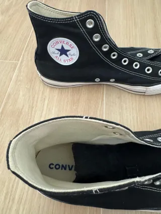 Zapatillas Converse Hombre Negras y Blancas