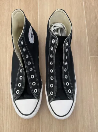 Zapatillas Converse Hombre Negras y Blancas