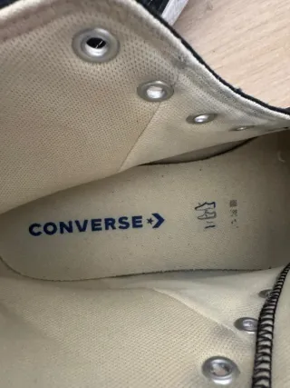 Zapatillas Converse Hombre Negras y Blancas