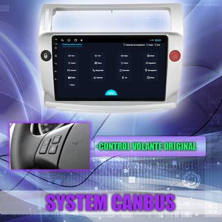 PANTALLA GPS CITROEN C4 2004-2009 CARPLAY ANDROID