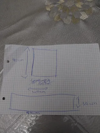 Mueble recibidor con espejo y cajón