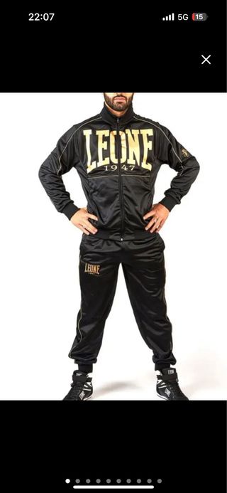 Chándal Leone 1947 Negro y Dorado