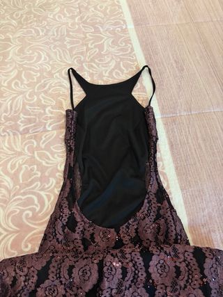 Vestido largo fiesta espalda descubierta