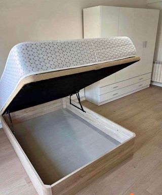 Cama con canapé y colchón