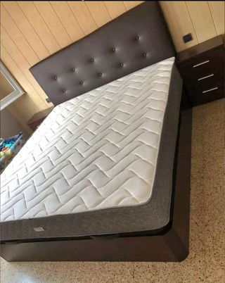 Cama con canapé y colchón