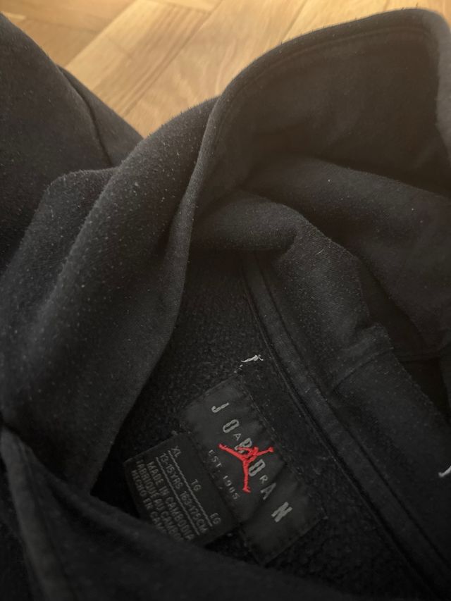 Sudadera Jordan Negra y Blanca