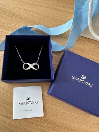 Collar Swarovski Infinito Plata