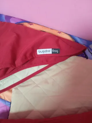 Capota y saco del capazo Bugaboo Camaleón Frog roj