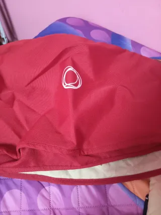 Capota y saco del capazo Bugaboo Camaleón Frog roj