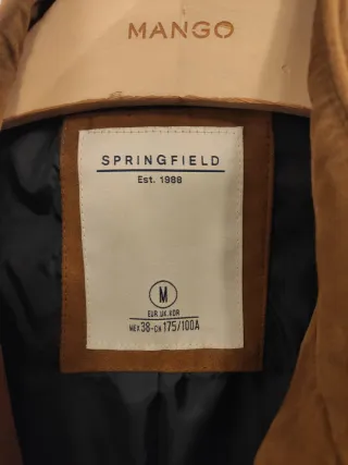 Cazadora de ante marrón