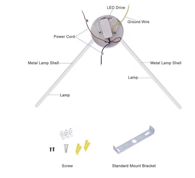 Lámpara LED KAWEL 12W Blanca 300K